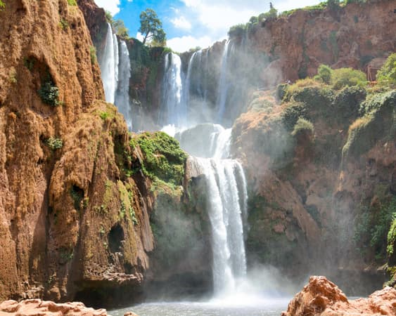 Ouzoud Watervallen