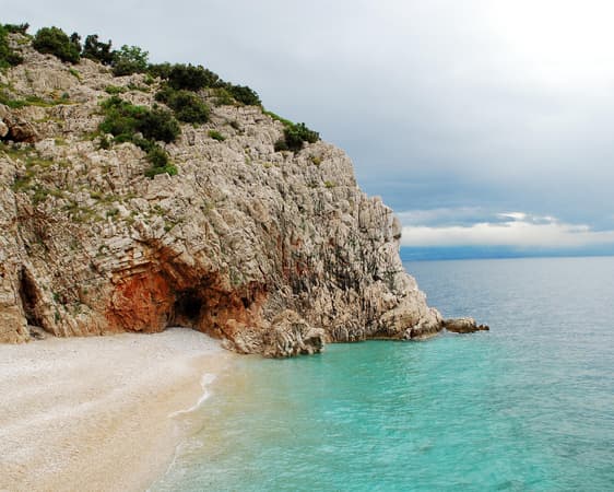 Tussenstop Kustroute Zagorje Beach