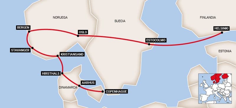 Obraz - Imperio Vikingo y Helsinki