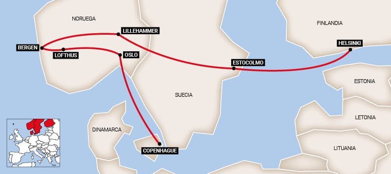 Resim - Descubra Os Fjords e Helsinque