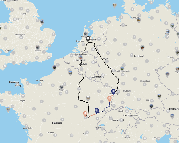 Image - Autorondreis Frankrijk Elzas, Jura en Bourgogne 