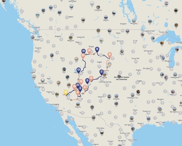 Beeld - Fly&Drive NP van West-Amerika