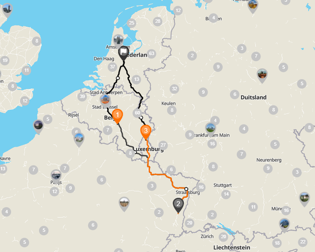 Bild - Autorondreis Wallonië, Elzas en Ardennen