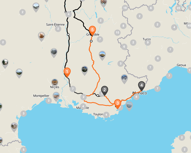 Bild - Autorondreis de Provence & Cote d'Azur