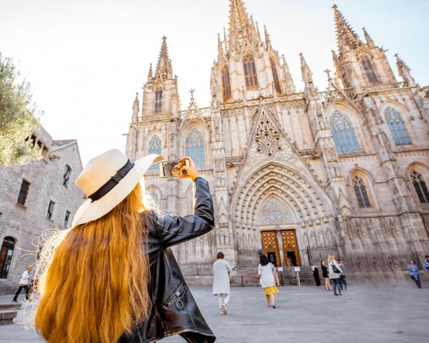 Obraz - Classic Barcelona and Paris