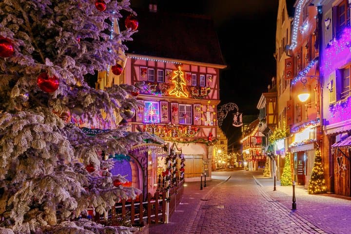 Beeld -  Marché de Noël à Strasbourg
