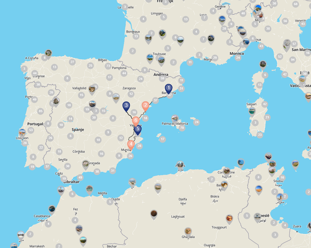 Beeld -  Autorondreis kust Valencia