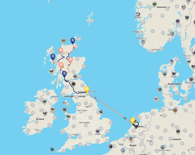 Beeld -  Autorondreis Schotland Diana