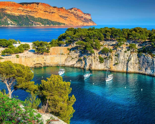 Obraz - South France and Switzerland and Italy  