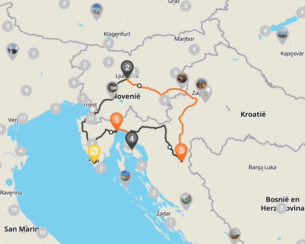 Beeld - Fly & Drive Kroatië & Slovenië 