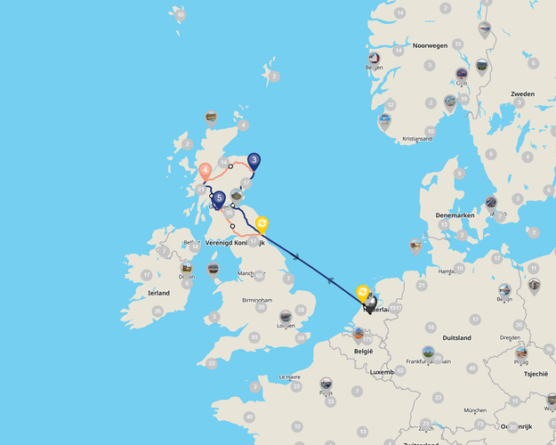 Beeld -  Autorondreis Schotland Archie