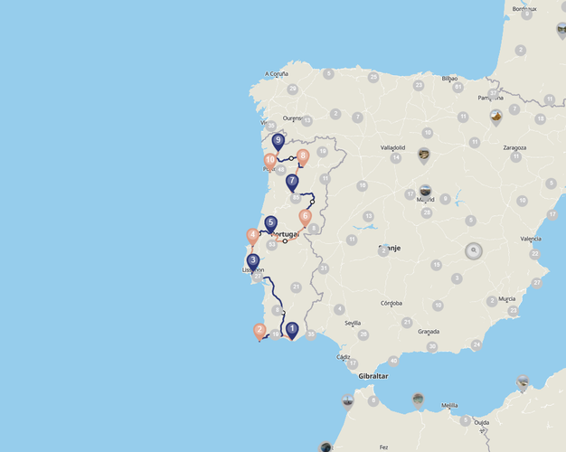 Beeld - Fly & Drive van zuid naar noord Portugal