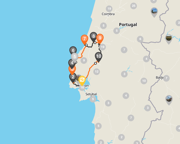 Beeld - Fly & Drive de kastelen rondom Lissabon