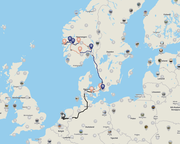 Beeld - Autorondreis Centraal Noorwegen