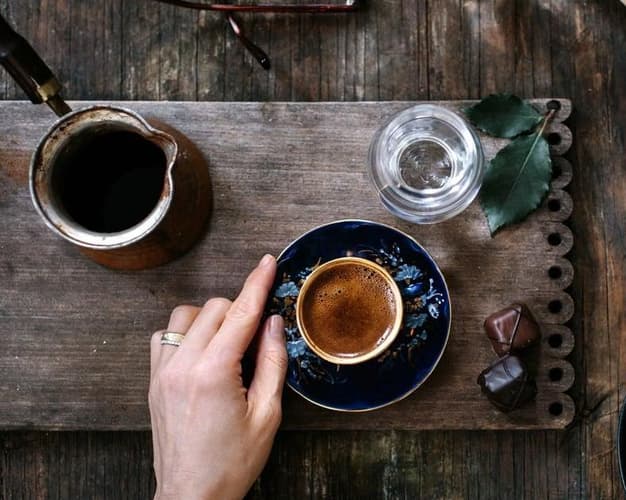 ภาพ - Turkish coffee making and fortune telling