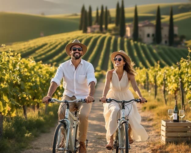 Imagine - Chianti | Tur cu bicicleta printre vii și savorile toscanei