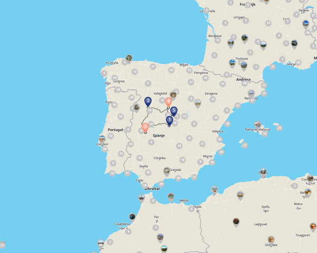 Beeld -  Steden autorondreis midden Spanje