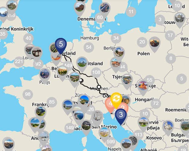 Beeld - Autorondreis Oostenrijk Slovenië Kroatië 