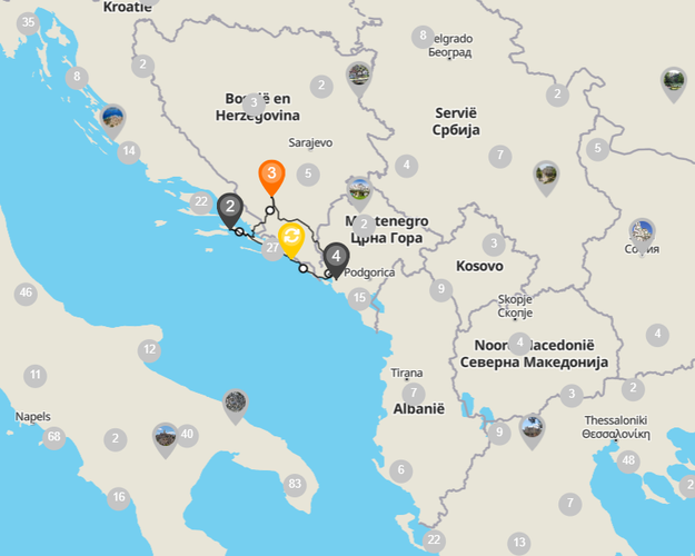 Image -  Fly & Drive De schatten van Dalmatië