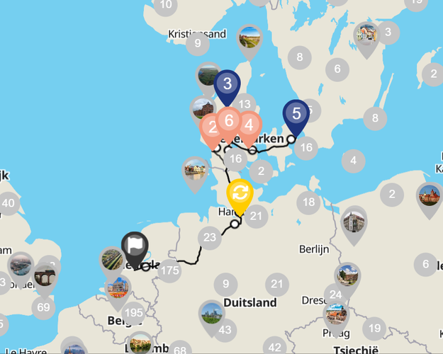 Beeld -  Autorondreis Denemarken 