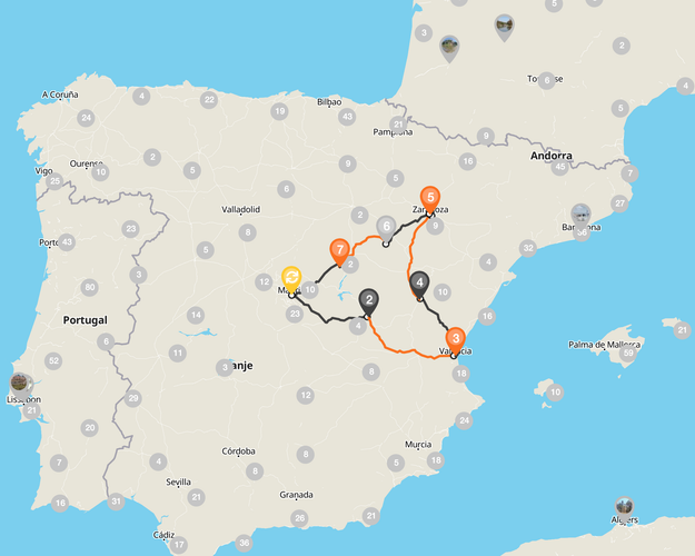 Bild - Autorondreis Midden en oost Spanje