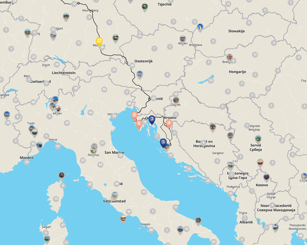 Beeld -  Autorondreis grote tour Kroatië