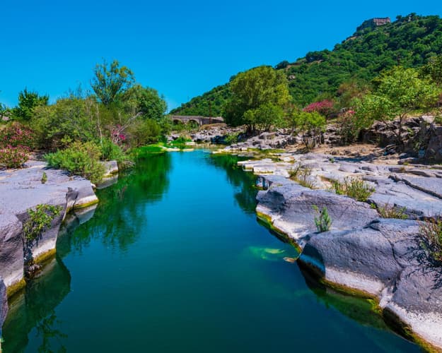 Image - By quad in the Alcantara Gorges between nature and adrenaline