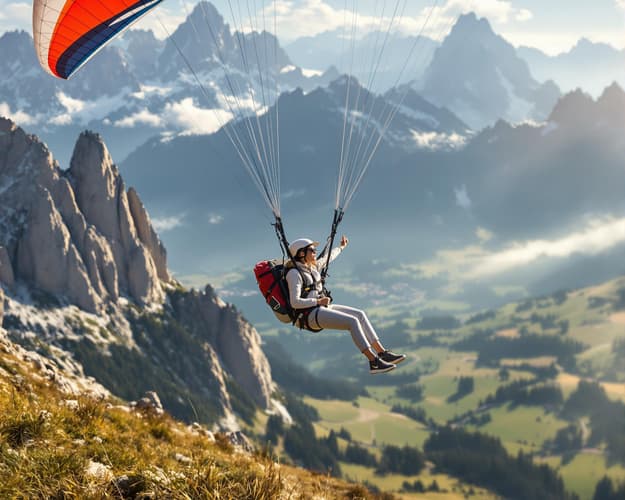 Imagine - Dolomiți | Zbor cu parapanta pe culmi spectaculoase