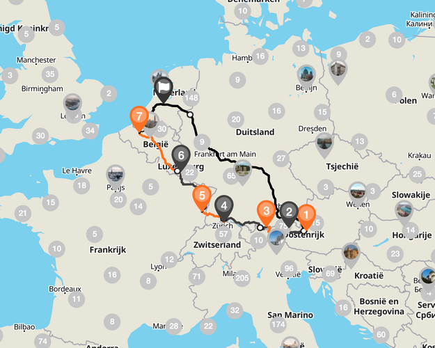 Beeld - Autovakantie Oostenrijk met een omweg.