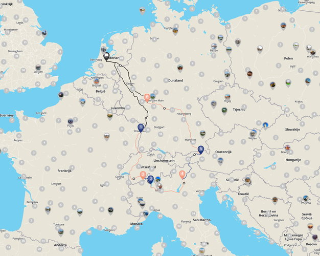 Image - Autorondreis midden Europa