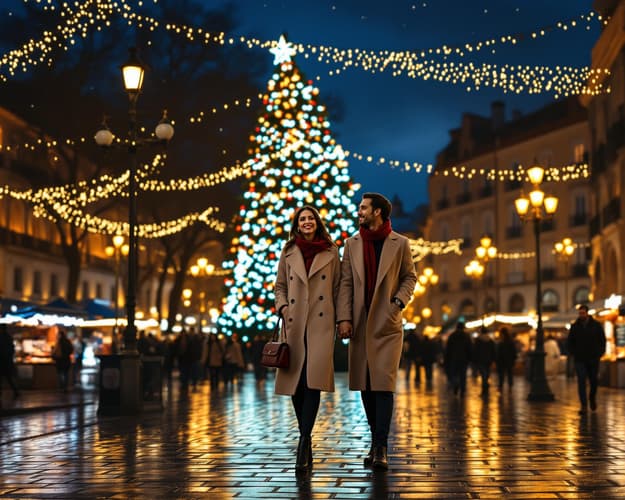 Imagine - Madrid | Luminile și bucuria sărbătorilor