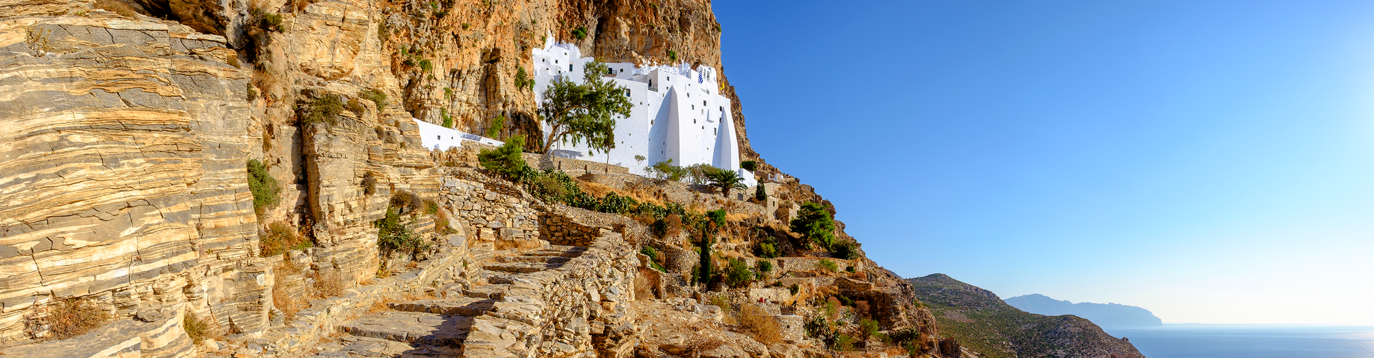 La isla de Amorgos, Grecia