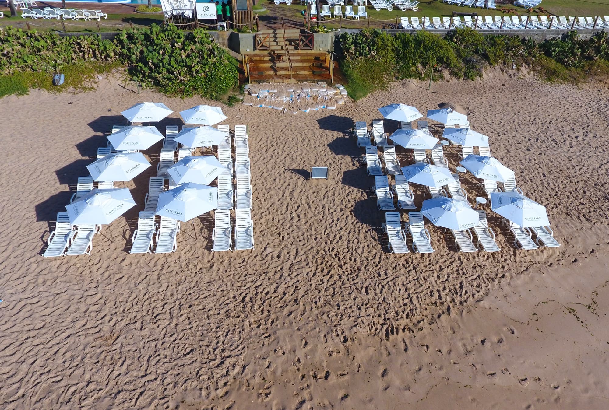 Catussaba Resort, Beach