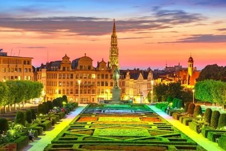 Visita al mercado navideño de Bruselas con un local