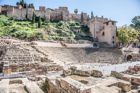 Teatro Romano de 1,5 horas e Excursão a pé pelo Castelo de Alcazaba