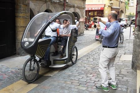 Visite Insolite de Lyon en Cyclo-Pousse