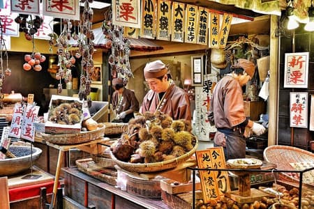 Kyoto Nishiki Market & Depachika: 2-stündige kulinarische Tour mit einem Einheimischen