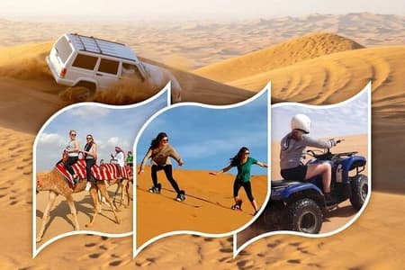 Doha :Half Day Desert Safari | Camel Riding | ATV | Sand Surfing 