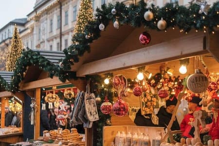 Mercados de Natal e compras em Viena