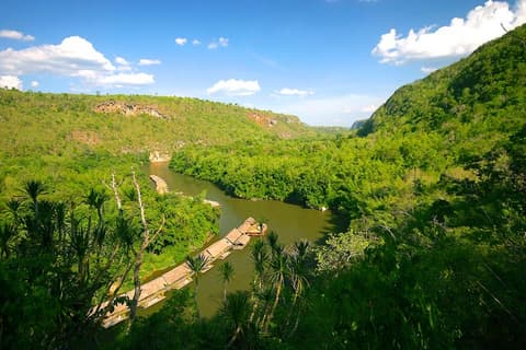 Kurztour "River Kwai Jungle Rafts"