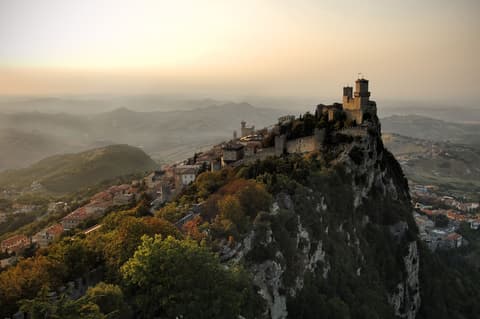 Titano Suites, Aerial view