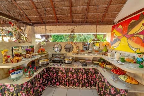 Pousada das Galinhas, Breakfast buffet