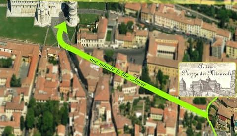 B&B Antica Piazza dei Miracoli, Aerial view