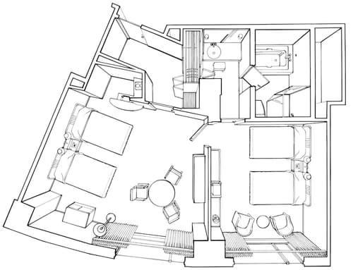 Hotel New Otani Osaka, Room
