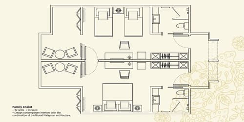 Berjaya Langkawi Resort, Floor plan