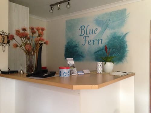 Blue Fern of Knysna, Check-in/check-out kiosk