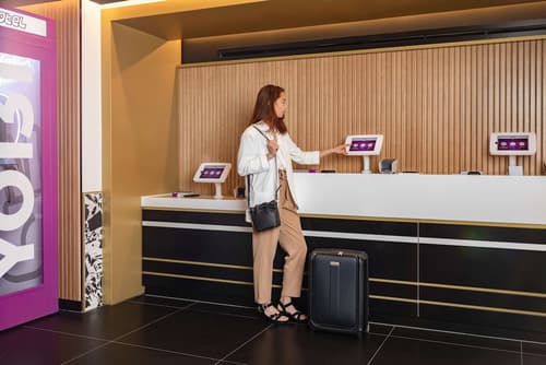 YOTEL Edinburgh, Check-in/check-out kiosk