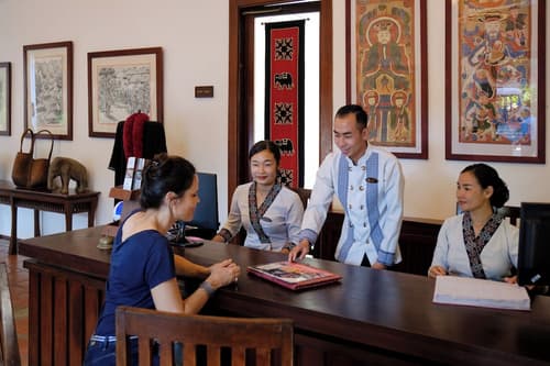 Riverside Boutique Resort, Vang Vieng, Reception
