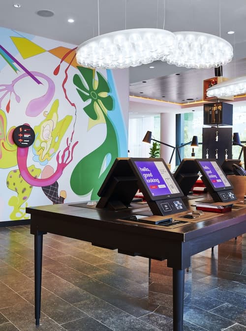 citizenM Miami Brickell, Check-in/check-out kiosk