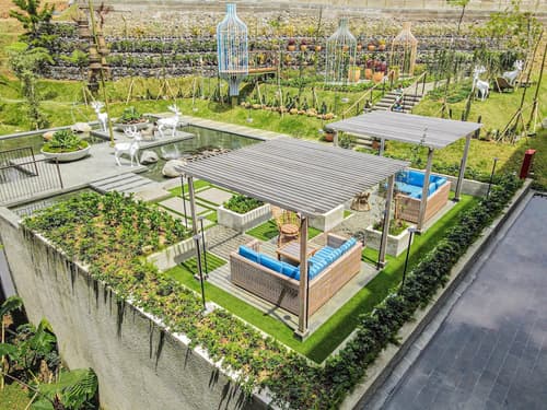 The Botanica Sanctuary Bogor, Garden view